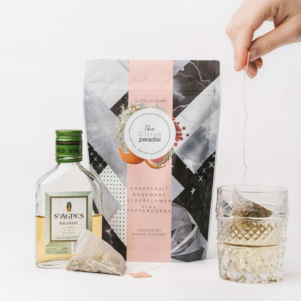The Citrus Paradisi Tea Bombs